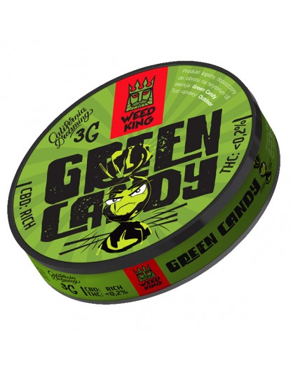 Green Candy Susz Konopny CBD Weed King 3g..