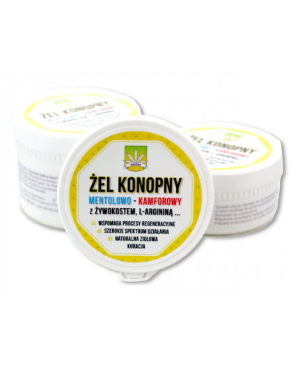 Żel konopny mentolowo - kamforowy 170 ml..