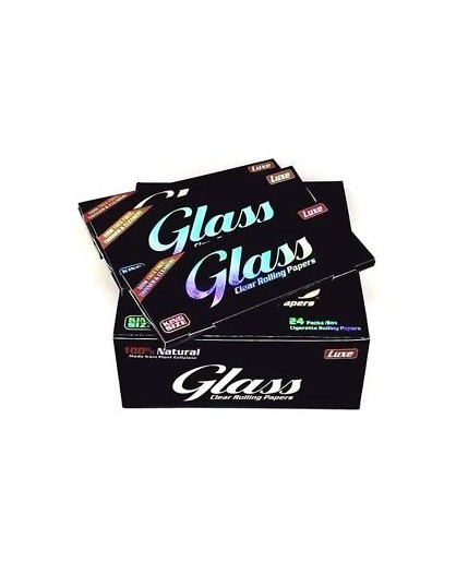 Luxe Glass Clear King Size Bibułki Przezrocz..